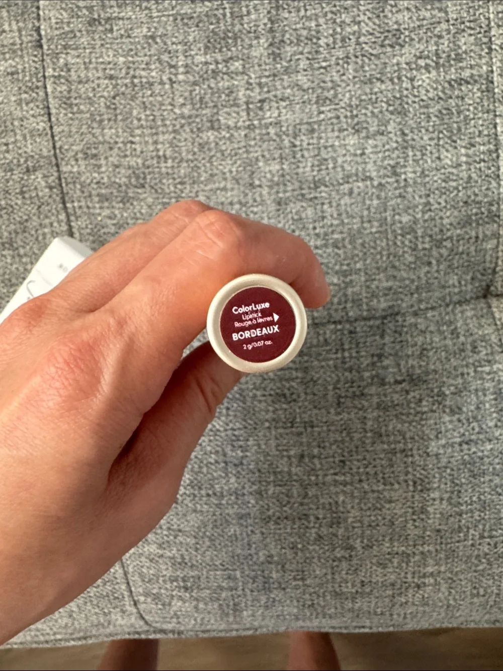 jane iredale colorluxe Hydrating Cream Lipstick in White Box new Bordeaux